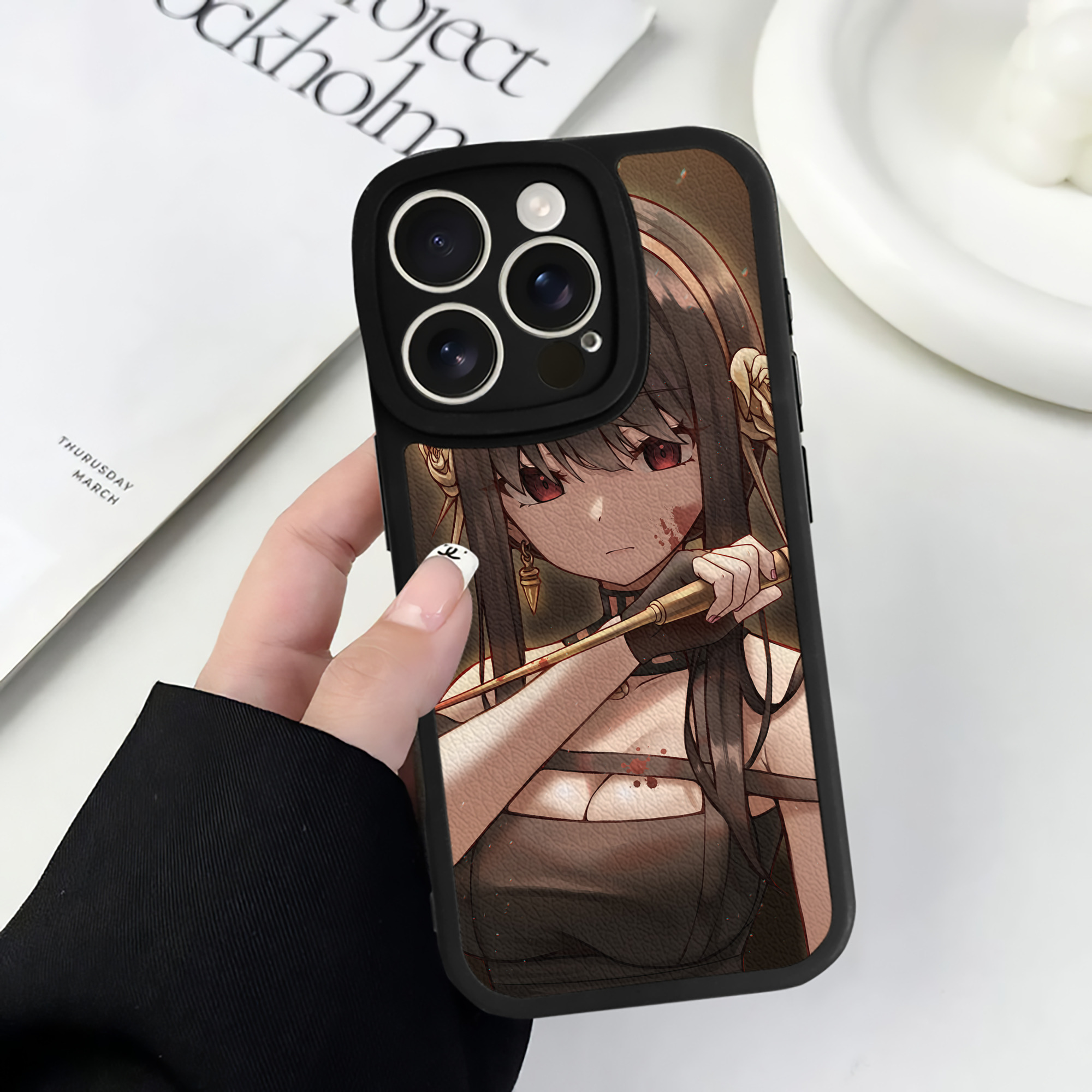 （画像用） SPY×FAMILY间谍家家酒 【iPhone 16シリーズ対応】シリコンスマホケース（レザー調） 材質：シリコン